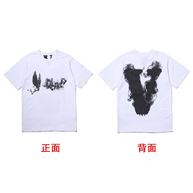 Vlone Travel Logo T-shirt Black Purple Vlone with Modern Look