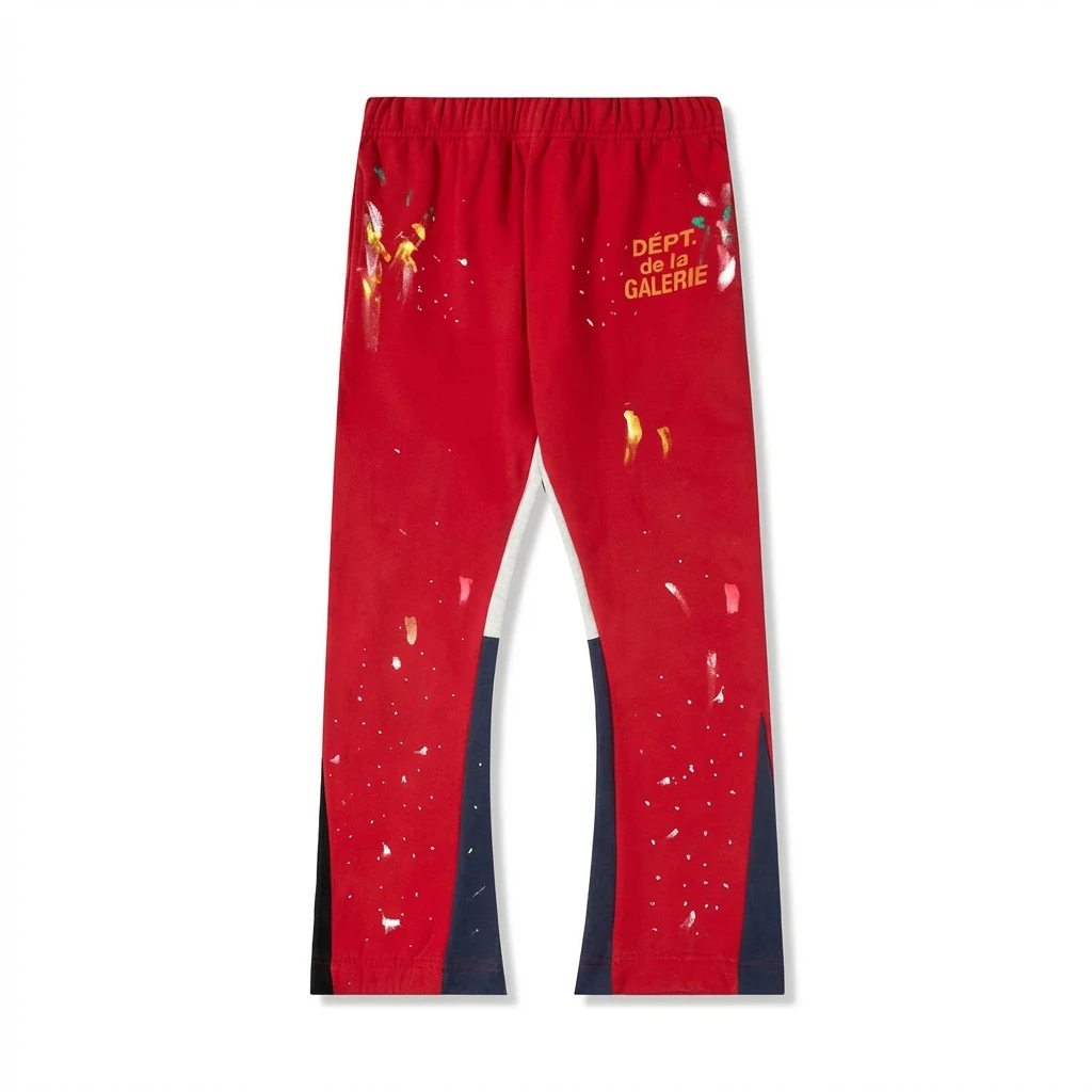 Gallery Dept graffiti-style red pants