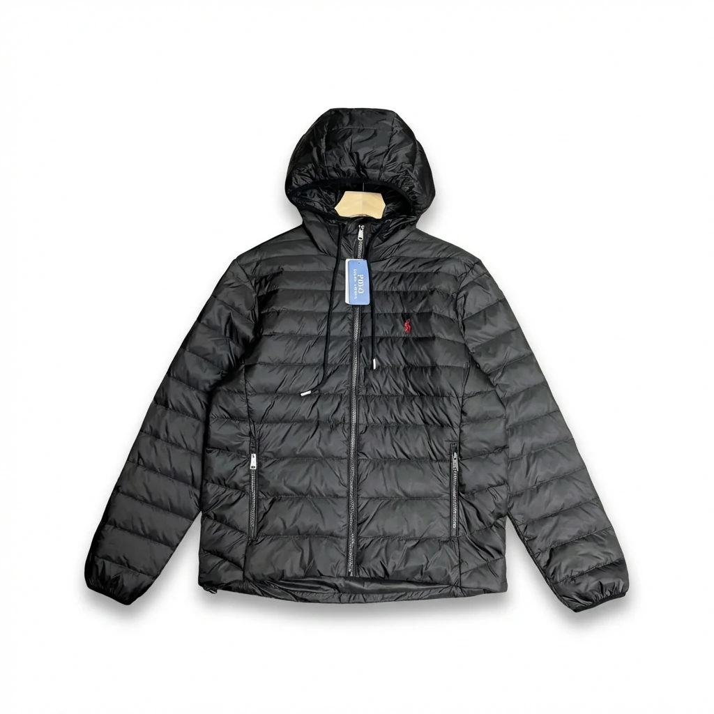 Ralph Lauren Polo Black Simple Down Jacket