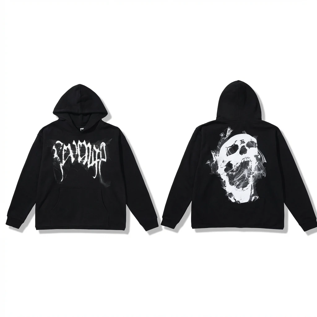 Revenge Skull Dark Style Hoodie