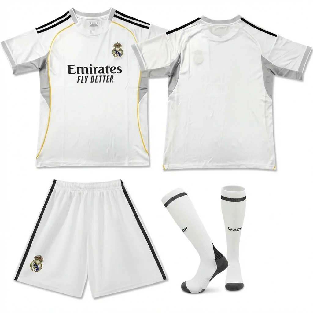 Real Madrid home court sportswear set