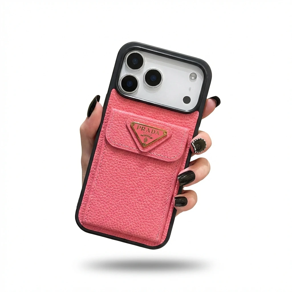 PRADA Pink Trendy and Cool iPhone Case