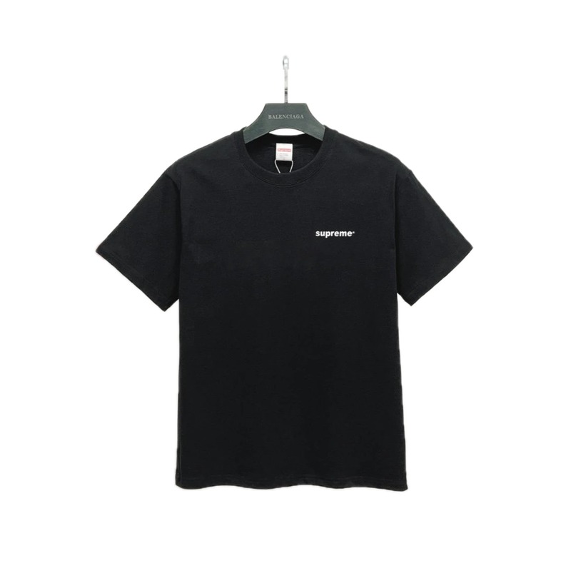 Supreme Small Logo Series Street Style Black T-Shirt