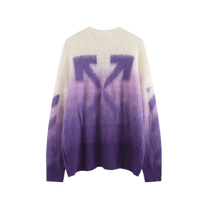 Off-White Gradient Trendy Sweater