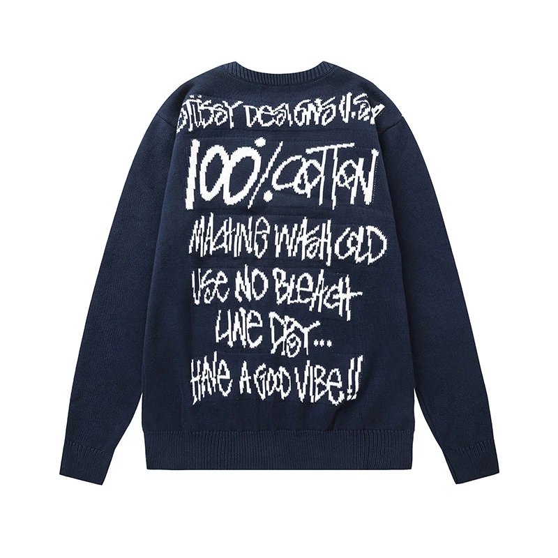Stussy Easy-Match Layer Swirl Graphic SweatShirt Modern Fit