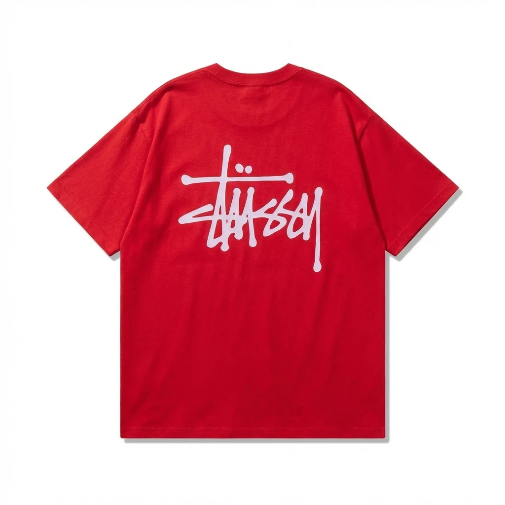 Stussy basic red T-shirt