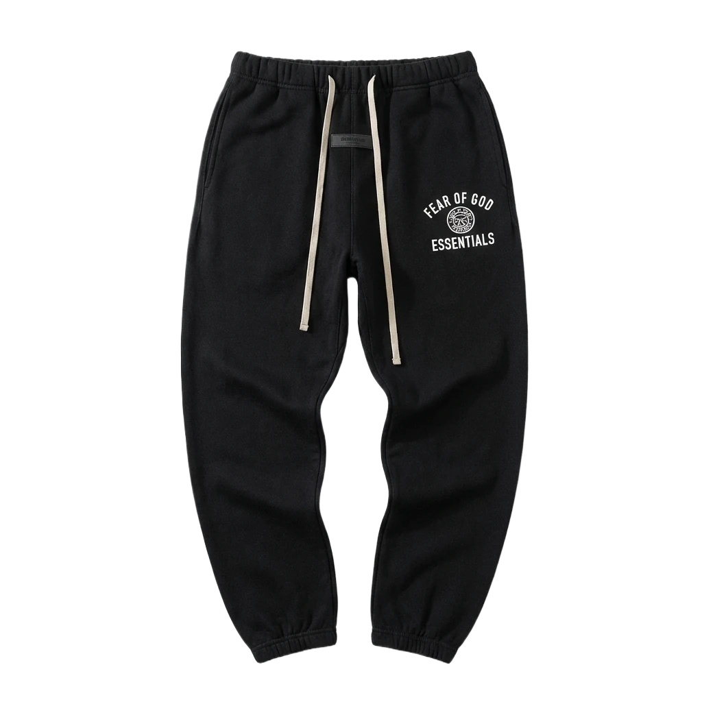 ESSENTIALS simple style black sweatpants