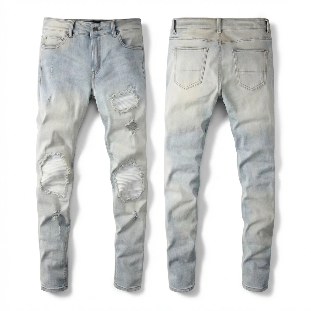 AMIRI distressed jeans with holes