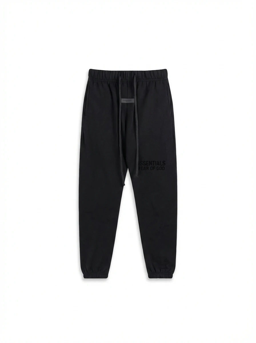 Essentials trendy and cool style black sweatpants