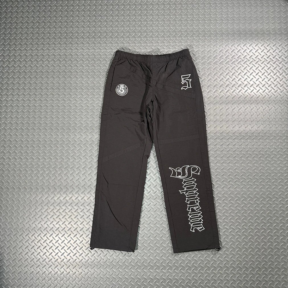 Dark Grey Snoop Graphic Streetwear Pants