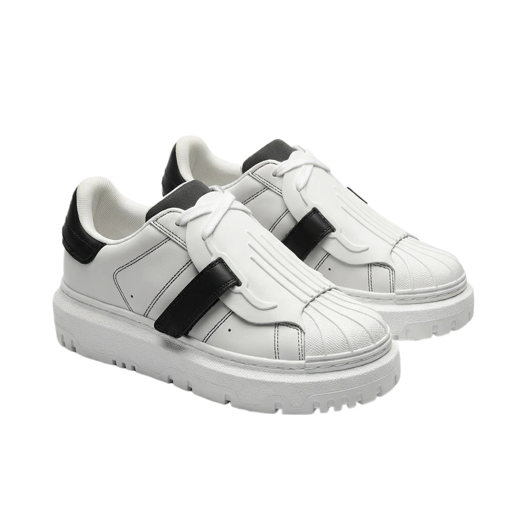Dior black and white minimalist style board shoes