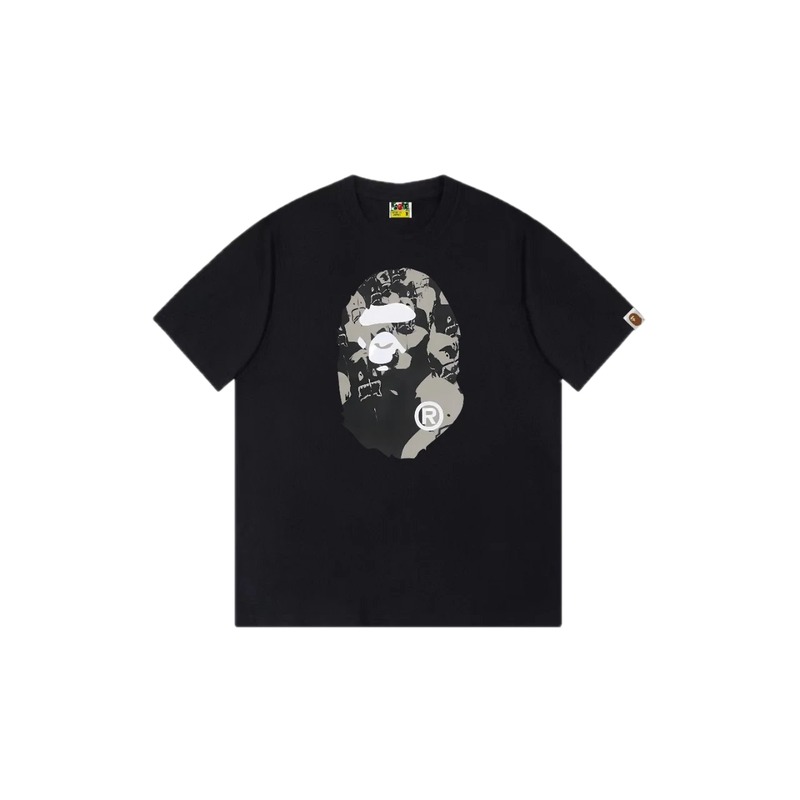 Bape Ape Head Camouflage Style Short-Sleeve Shirt