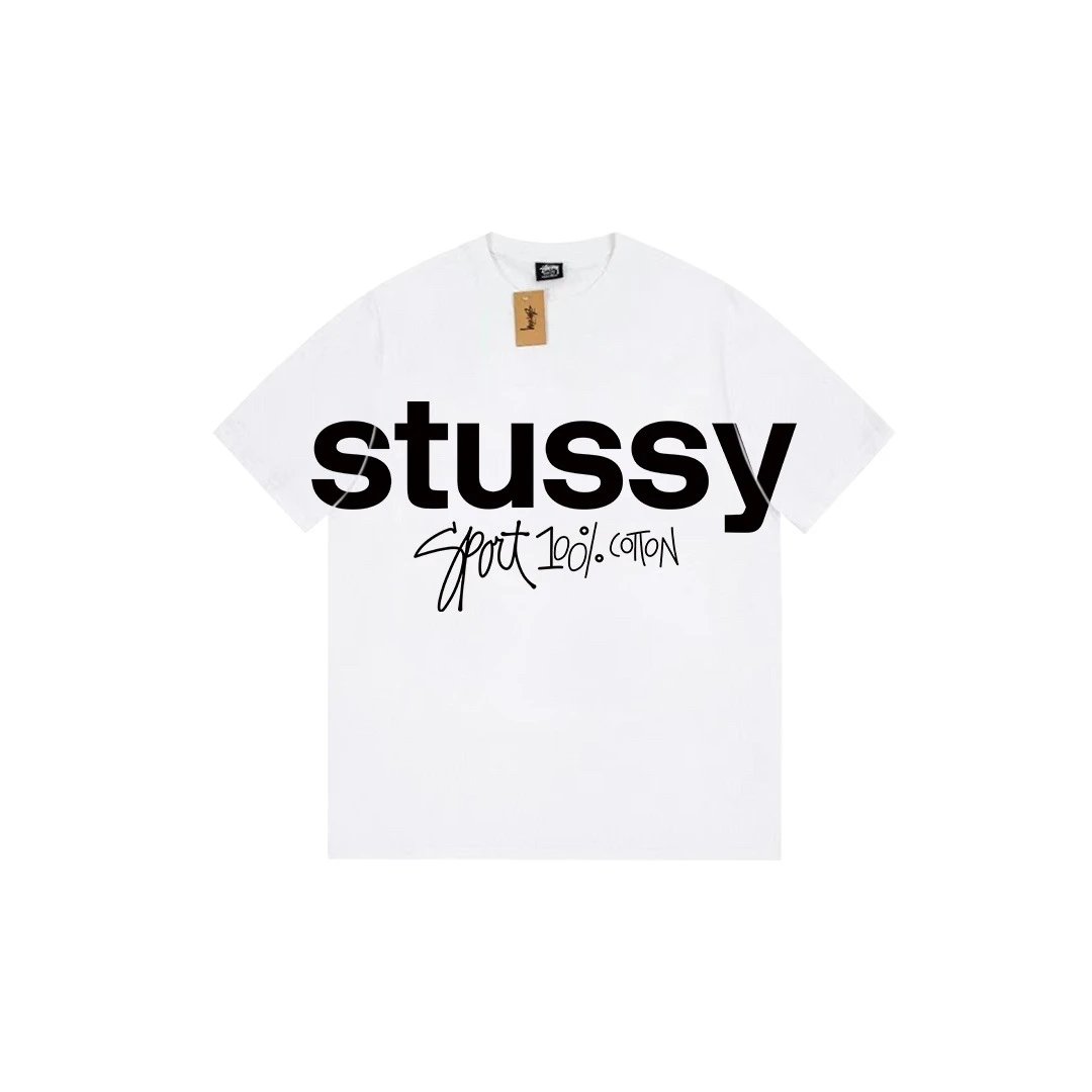 Stussy Gift Ready Graphic T-shirt Black White Stussy with Standout Detail