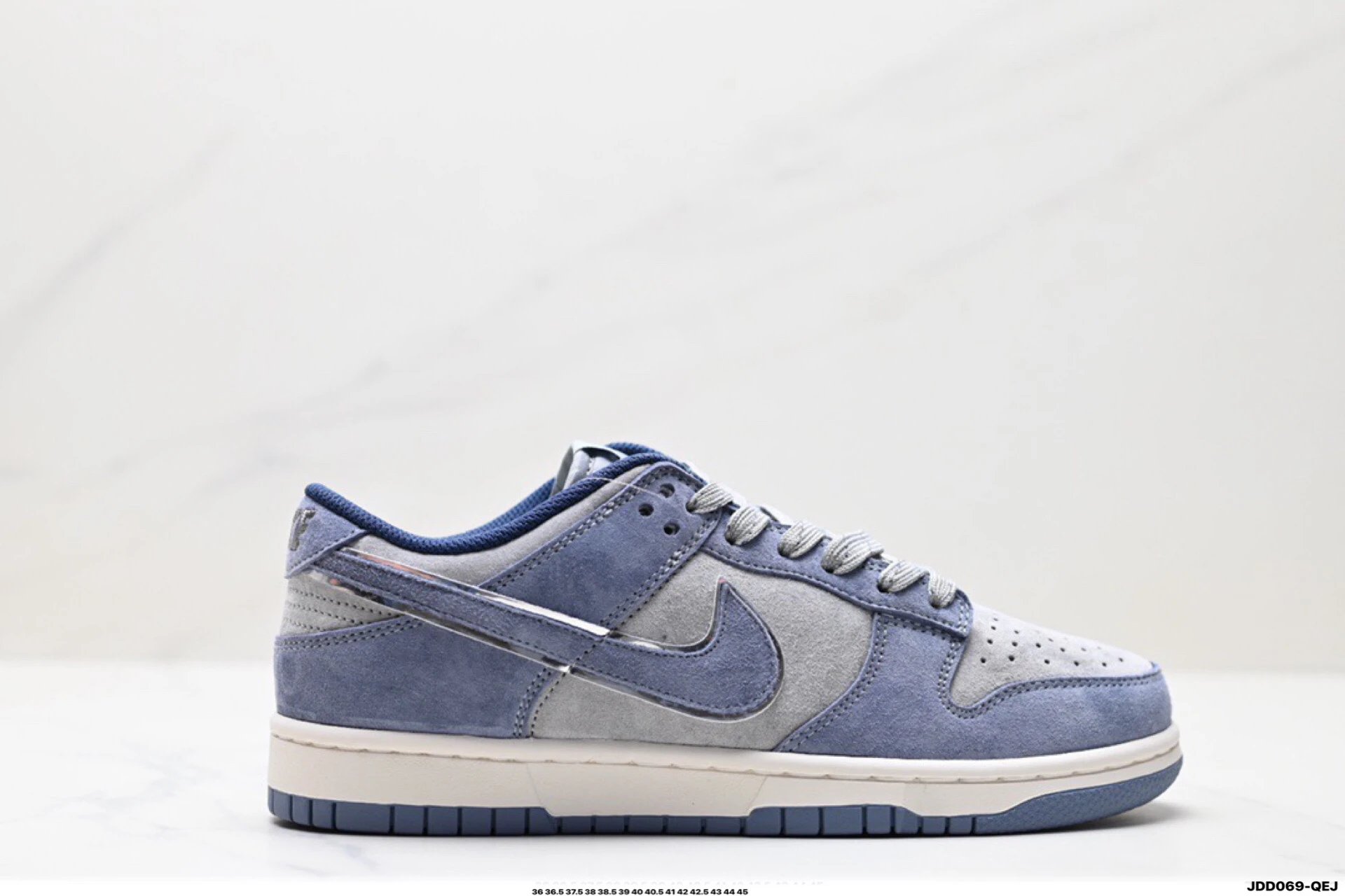 Nike Dunk Low Retro Style Blue-Gray Shoes