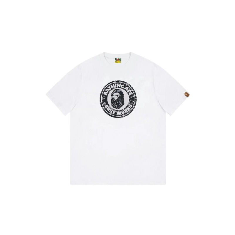 Bape classic retro style white T-shirt