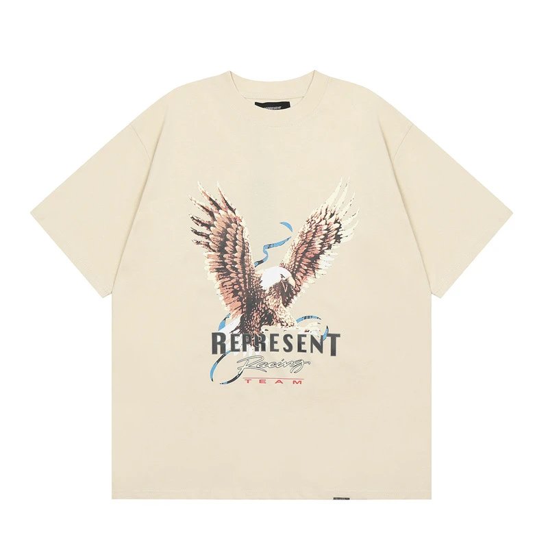 Represent Flying Eagle Vintage Beige T-Shirt