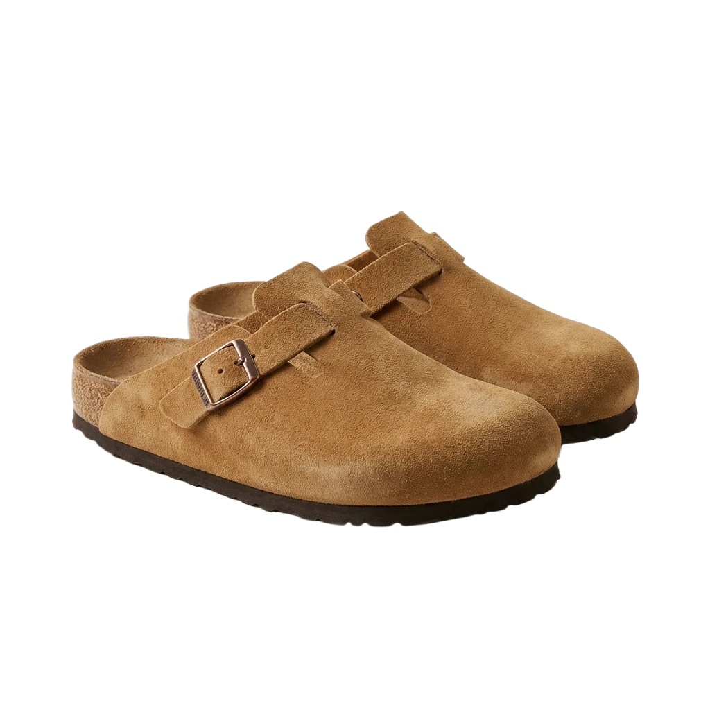 BIRKENSTOCK brown retro slippers