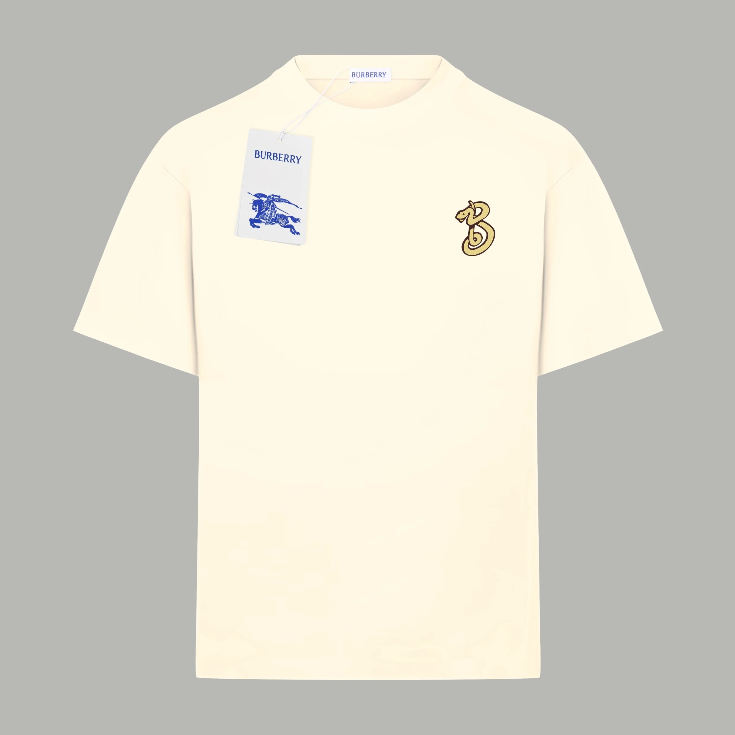 BURBERRY Classic and Simple Style Beige T-shirt