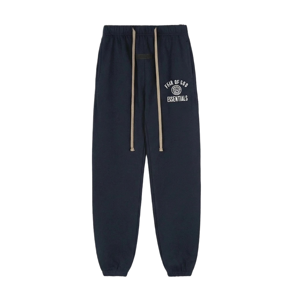 ESSENTIALS minimalist style navy blue sweatpants
