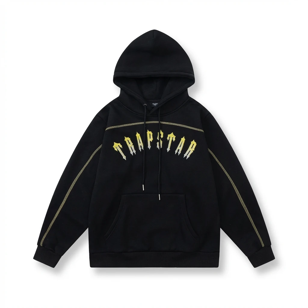 Trapstar Trendy Cool Black Hoodie