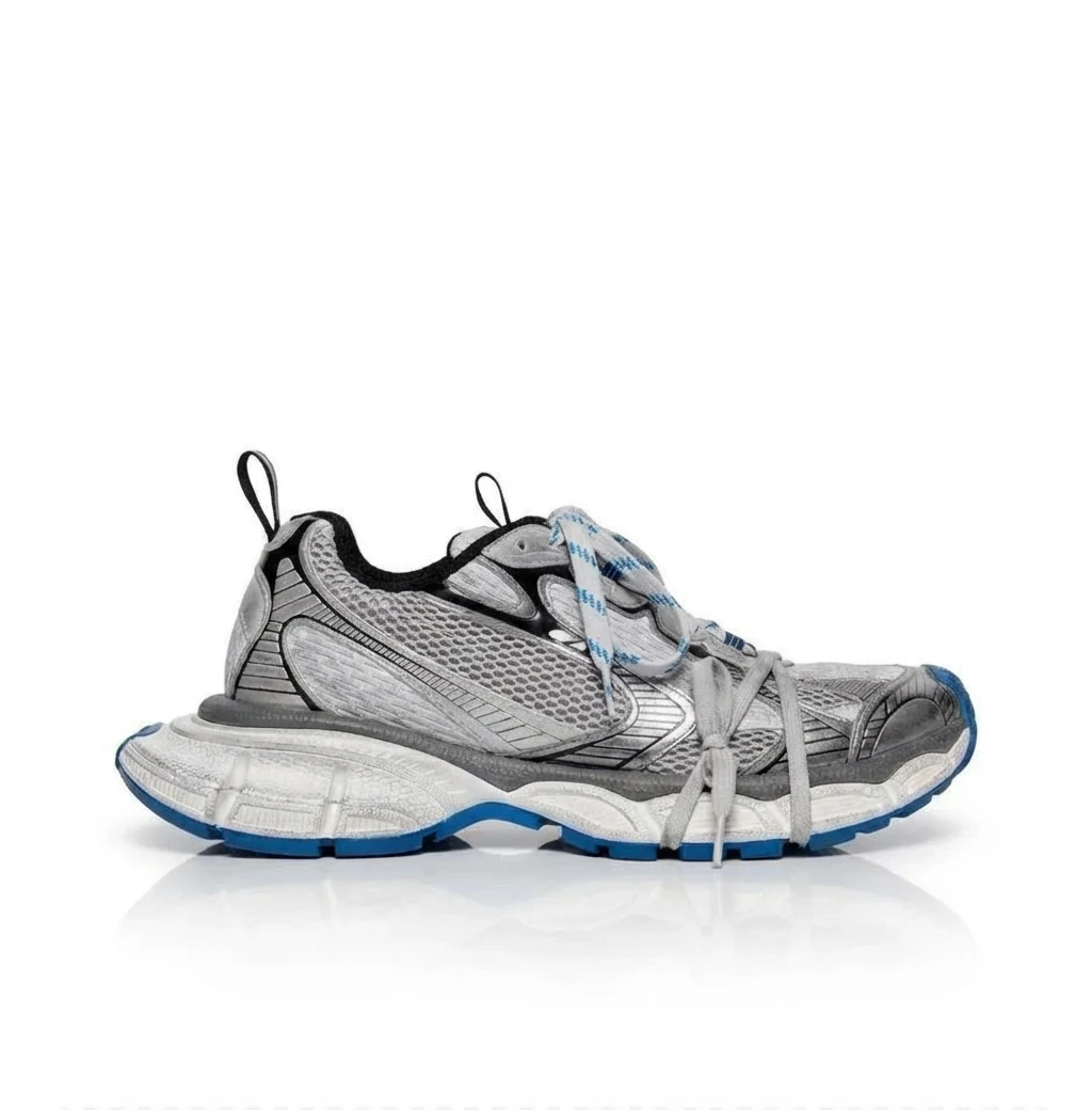 Balenciaga retro gray-blue sneakers