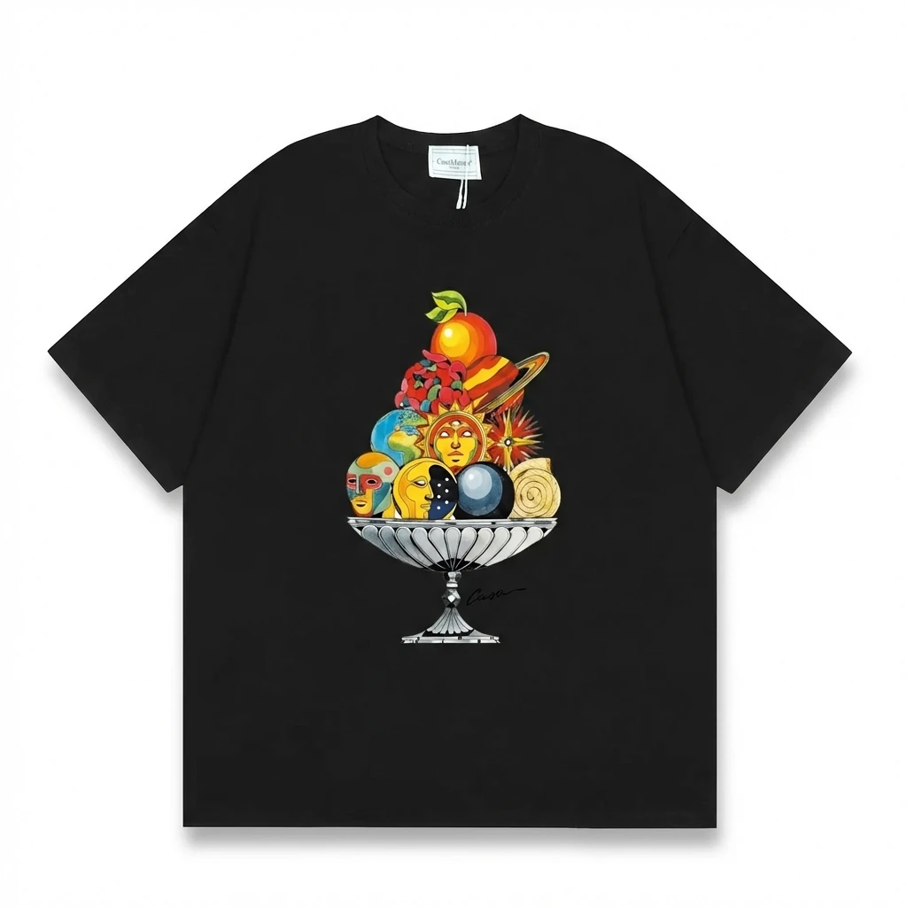 Casablanca Fruit Print Style T-shirt