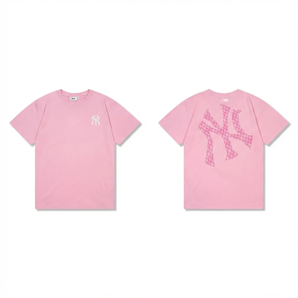 MLB Pink Trendy and Cool Style T-shirt