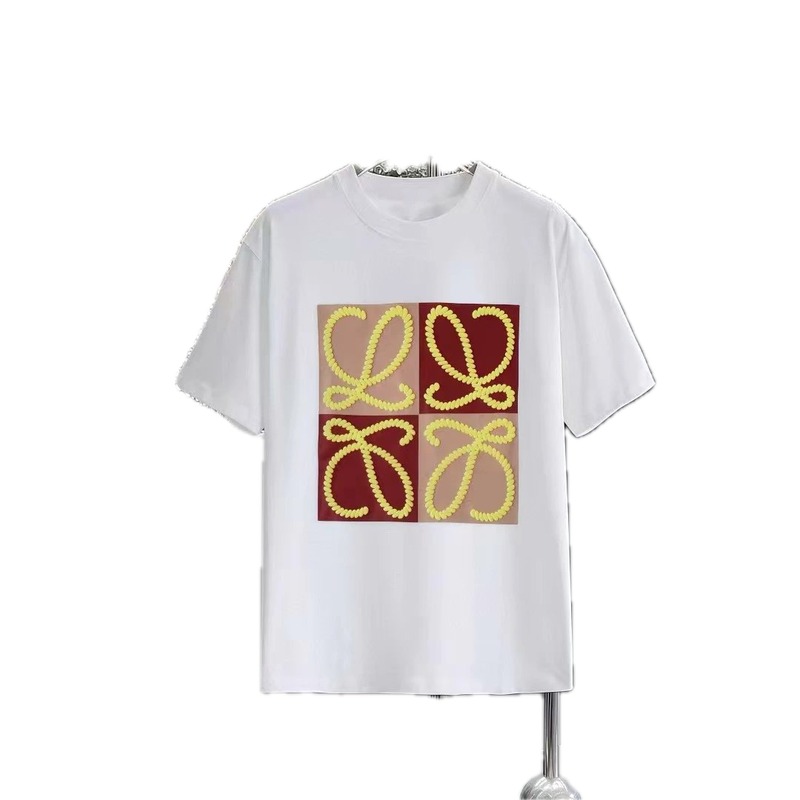 LOEWE Logo Collection Casual White T-Shirt