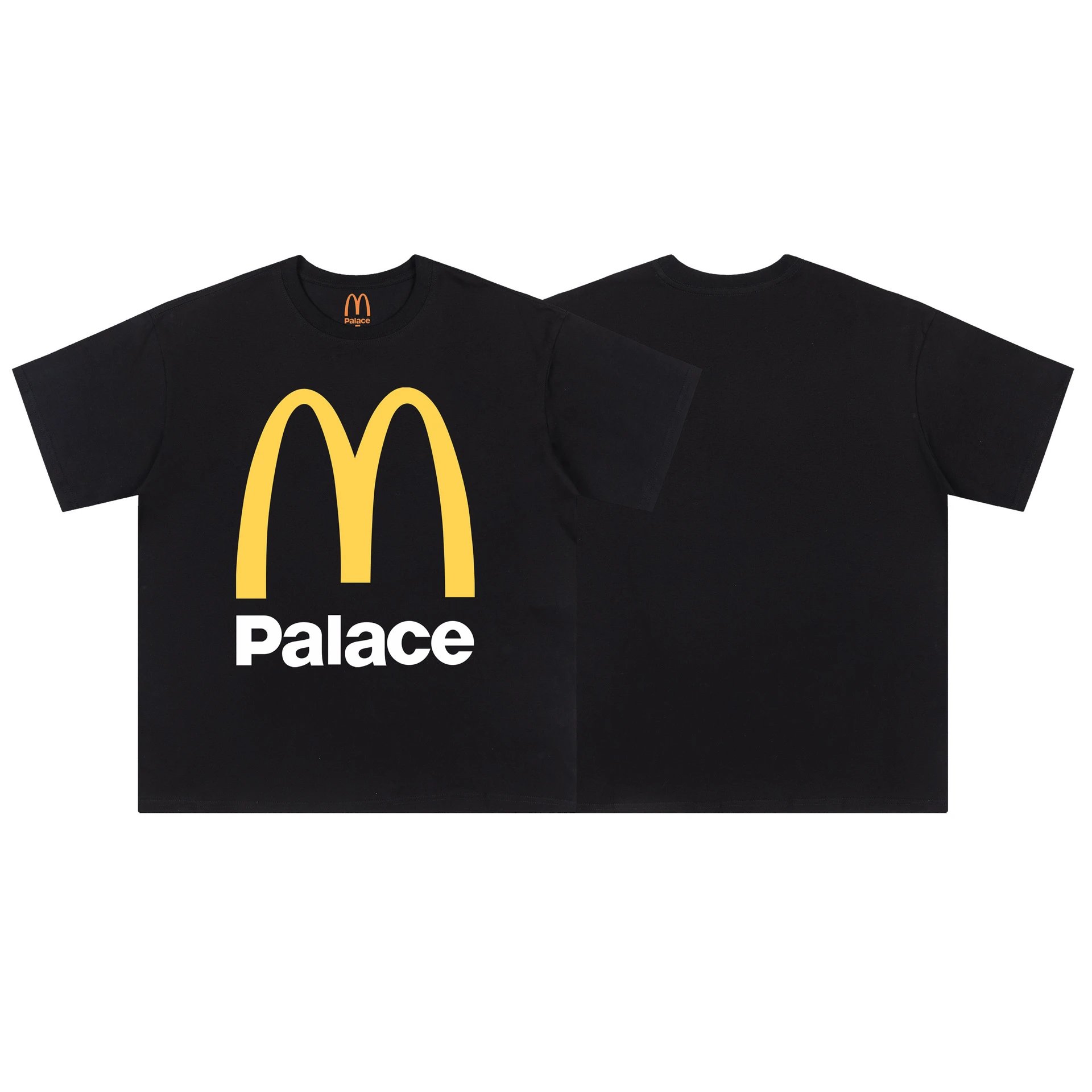 Palace x McDonald's Street Style Black T-Shirt