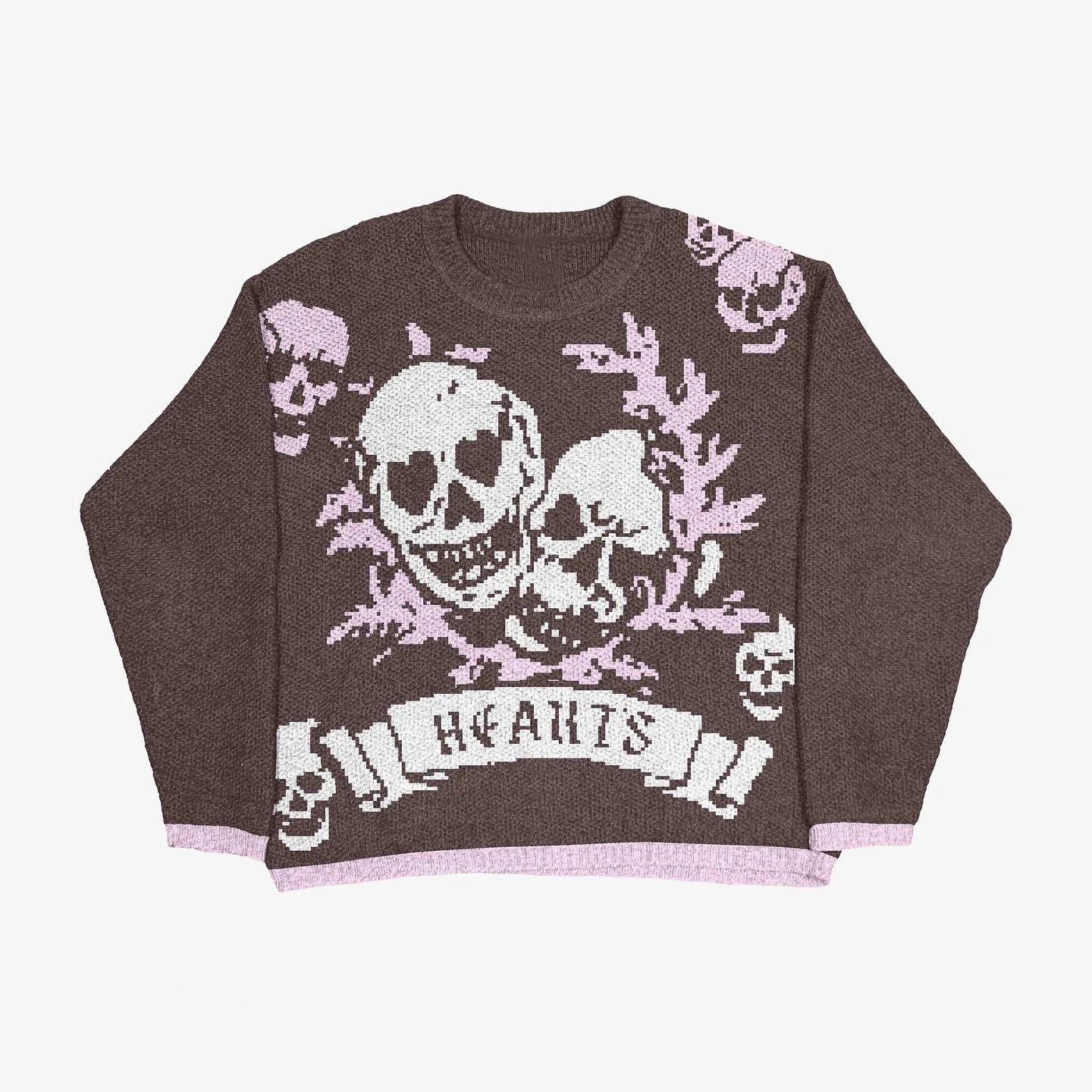 Lightweight Anime graphic sweater Black Knit Top for Trend Styling