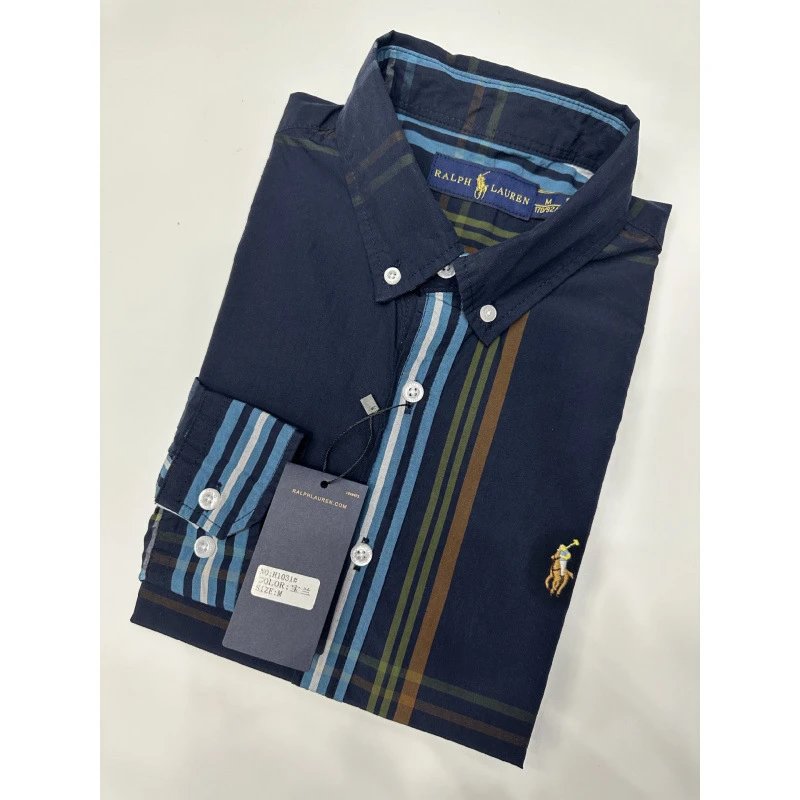 Ralph Lauren Classic Striped polo shirt Navy Polo Multicolor for Daily Styling
