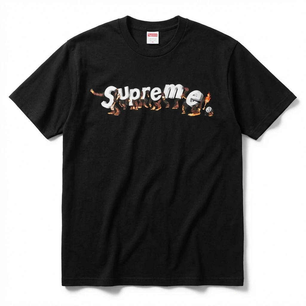 Supreme Ape Series Black T-shirt
