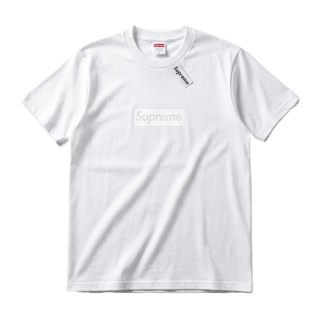 Supreme basic simple white T-shirt
