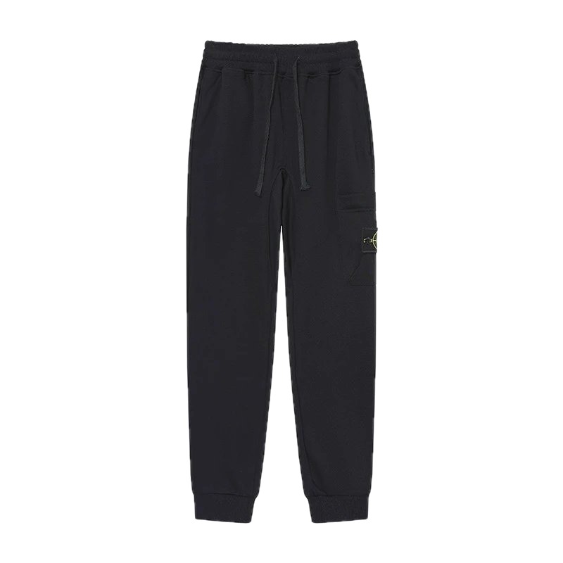 Stone Island Compass Series Street Style Black Sweatpants