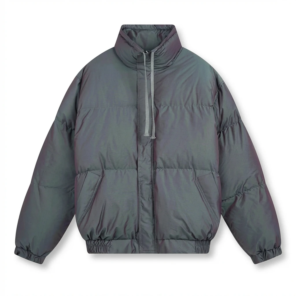 ESSENTIALS trendy and cool style dark gray cotton-padded coat