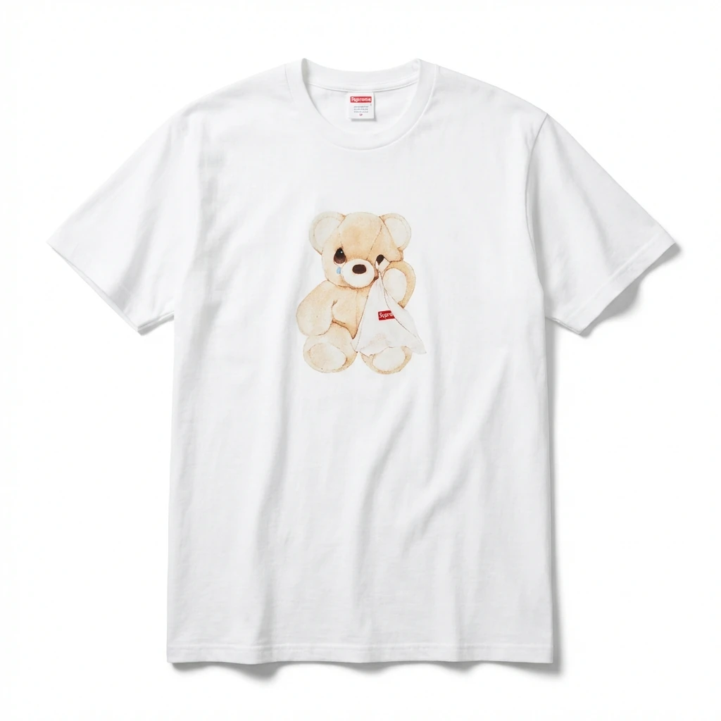 Supreme Bear Trend Brand White T-shirt