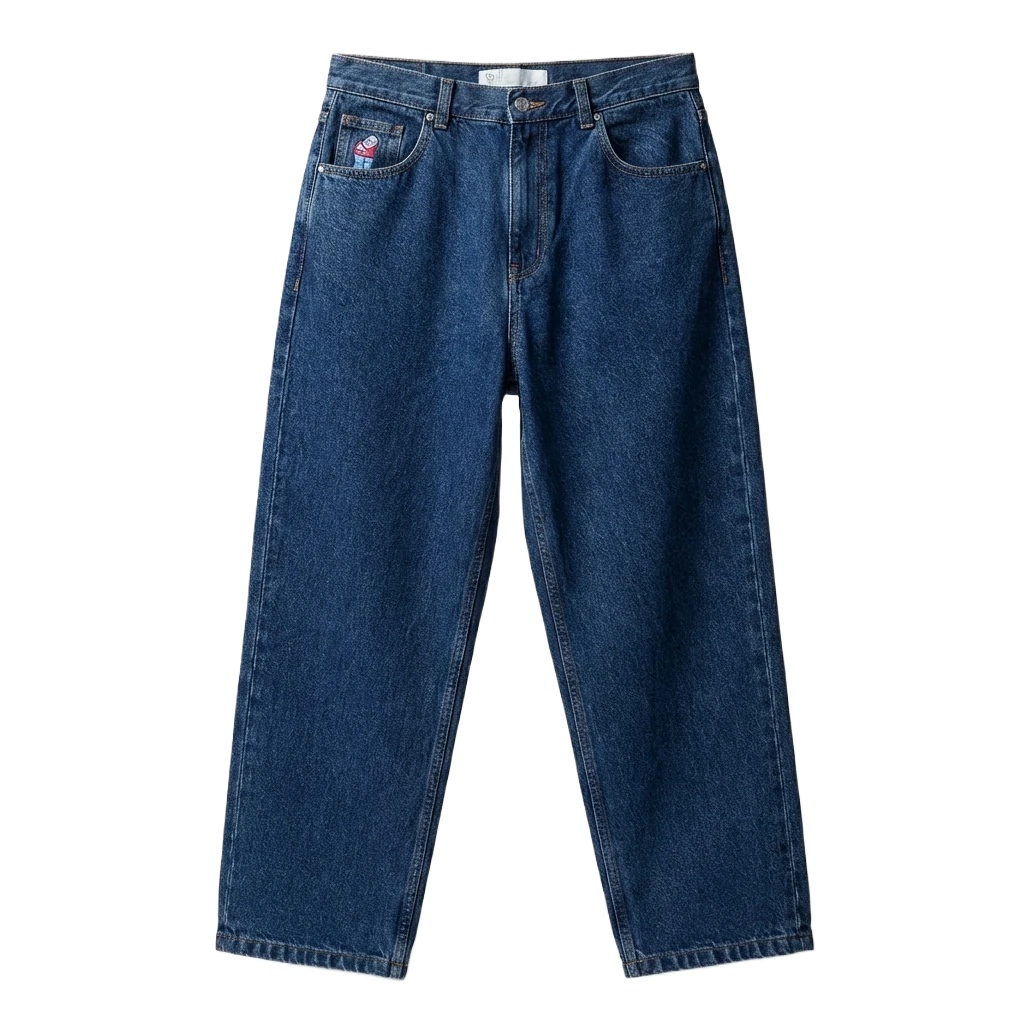 Y2K dark blue jeans