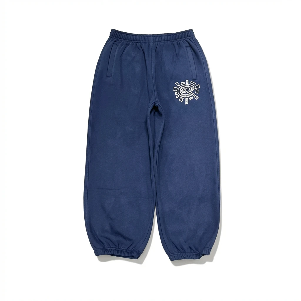 ADWYSD retro style navy blue sweatpants
