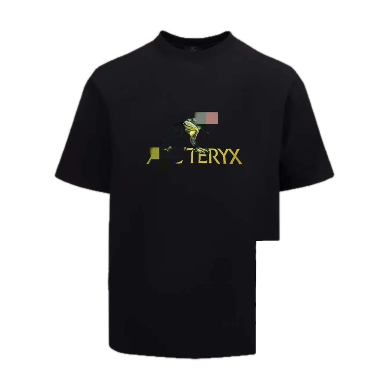 Arc'teryx Printed Outdoor Style Black Short Sleeve T-Shirt