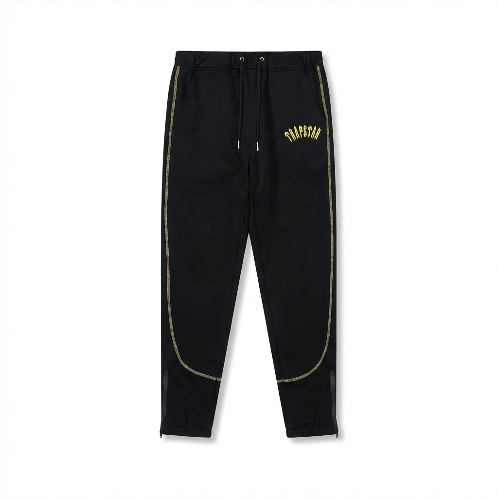 Trapstar trendy and cool style black sweatpants