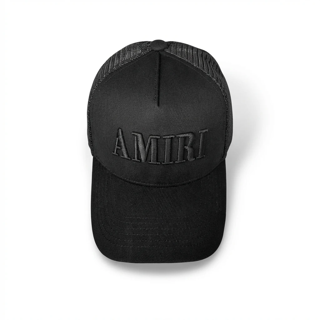 AMIRI minimalist black hat