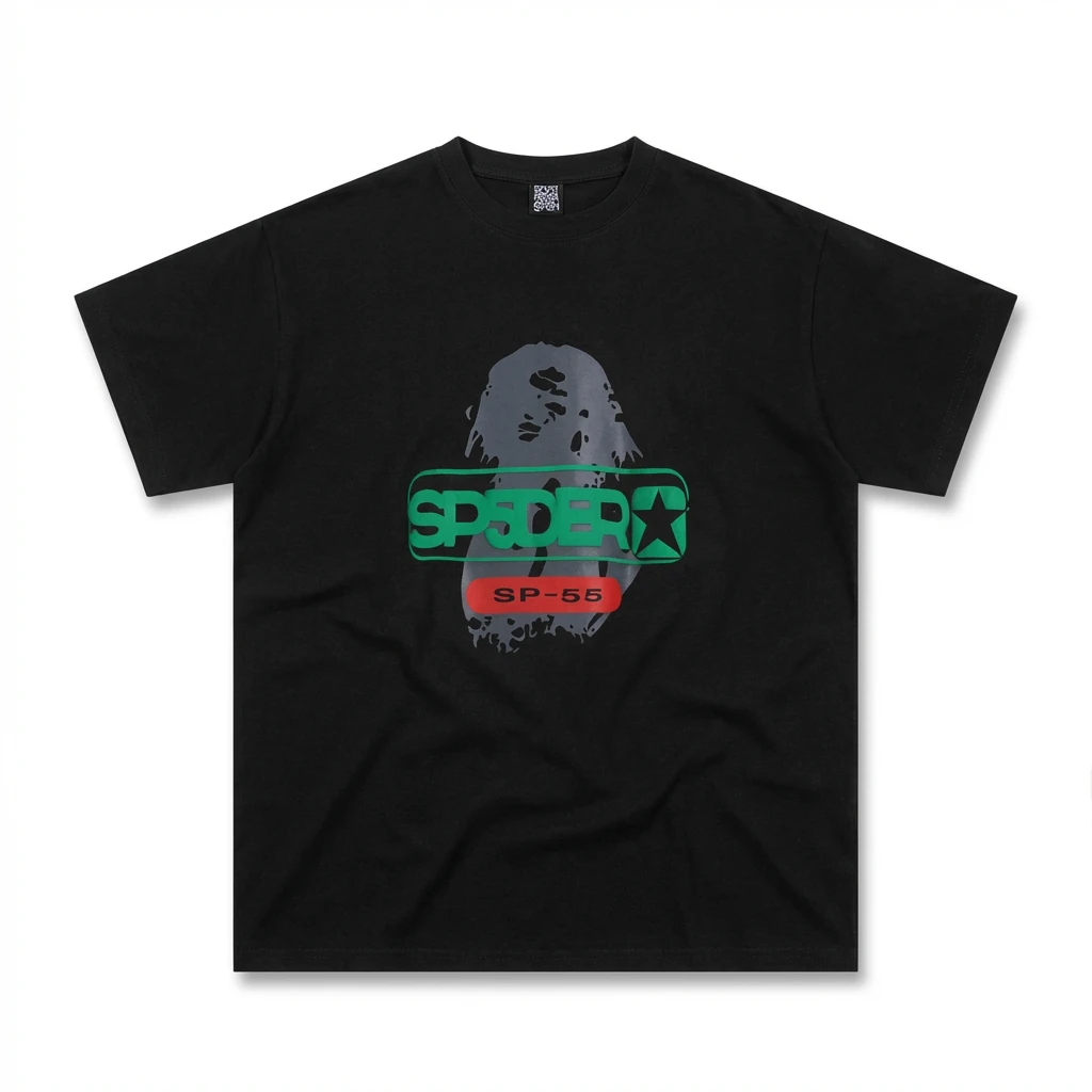 Sp5der Dark Cool Trend Short Sleeve