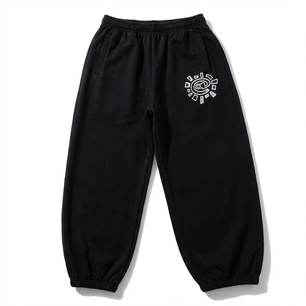 ADWYSD sunflower black casual pants