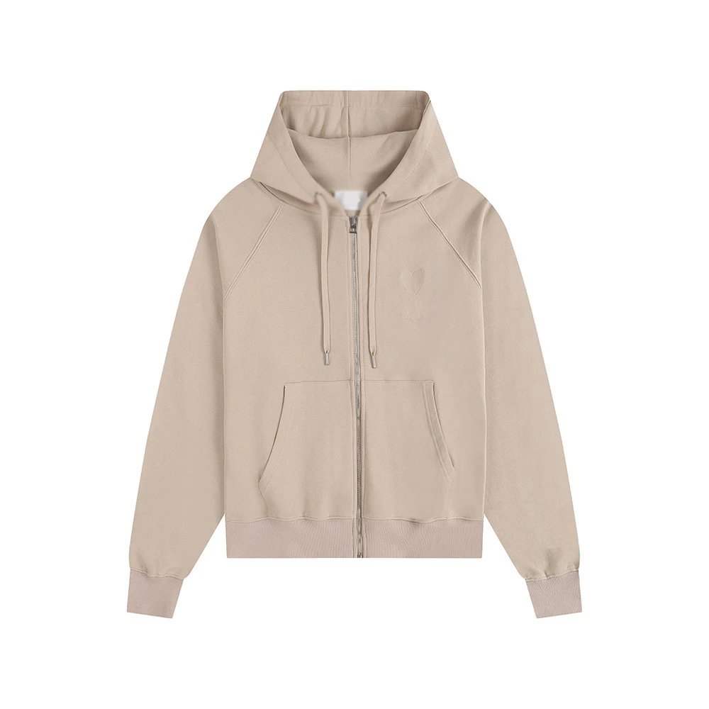 AMI Extremely Complex Style Beige Hoodie