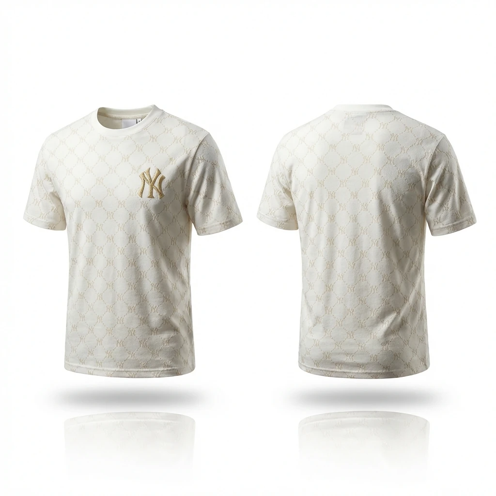 MLB Monogram Style White T-shirt