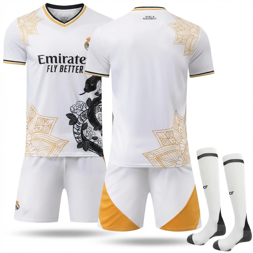 Real Madrid printed style jersey