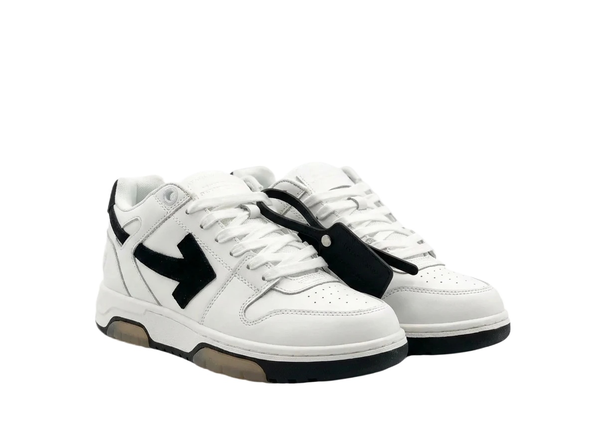 Off-White casual style white and black sports shoes