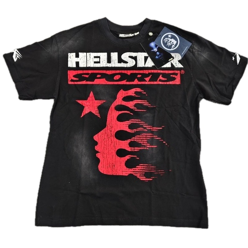 Hellstar Sports Street Style Black Short-sleeve T-shirt