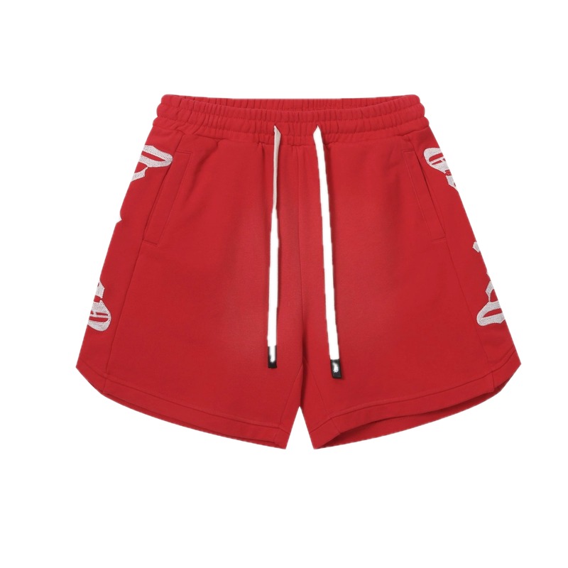 Godspeed Printed Street Style Red Shorts