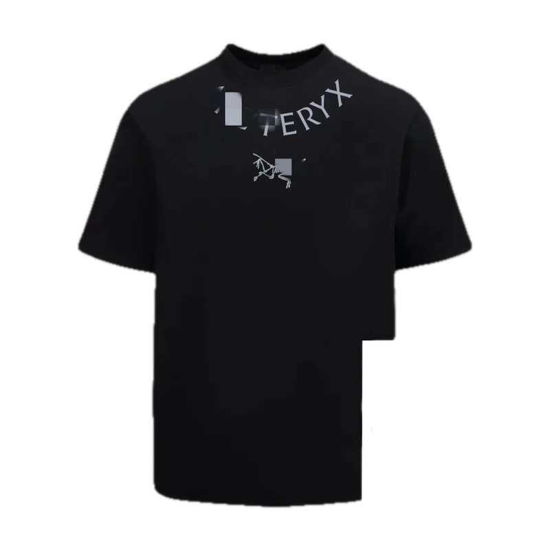 Arc'teryx Printed Functional Style Black Short Sleeve T-shirt